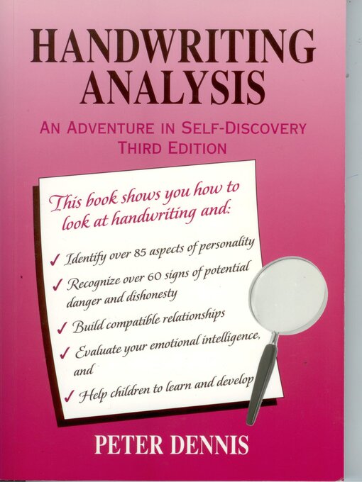 Title details for Handwriting Analysis: an Adventure in Self-Discovery by Peter Dennis - Available